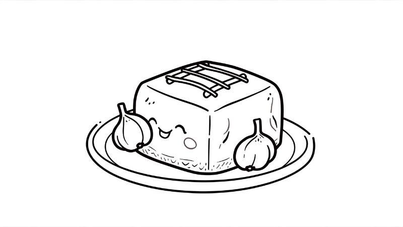 Tranh tô màu bánh chưng bánh giầy truyền thống Việt Nam