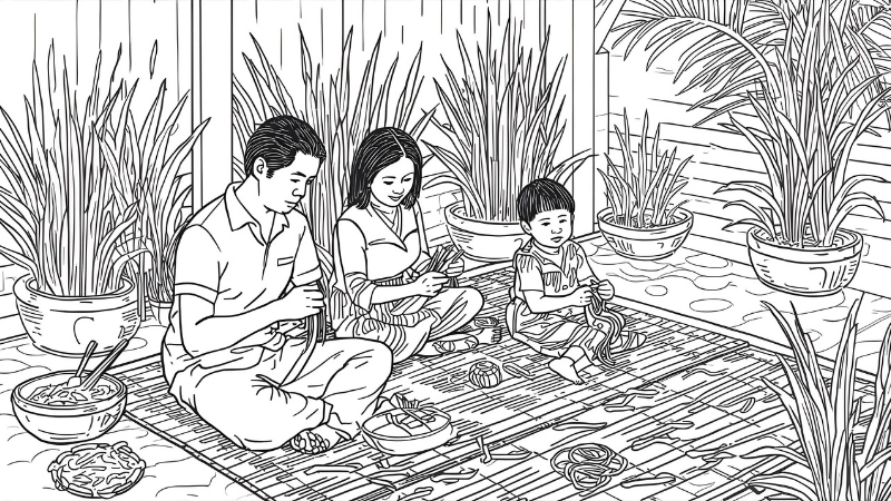 Tranh tô màu chúc tết thầy cô giáo dịp xuân về