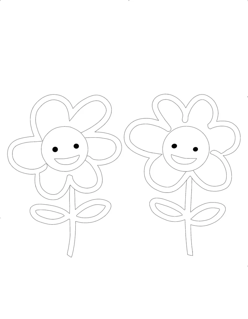 Thỏa sức sáng tạo với tô màu hoa 5 cánh đẹp