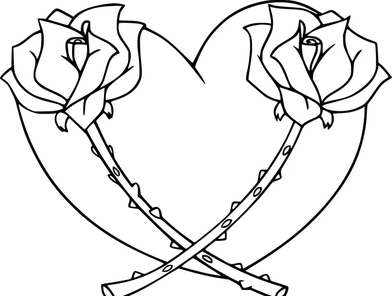 Bé sẽ thích tô màu hoa hồng cho bé này