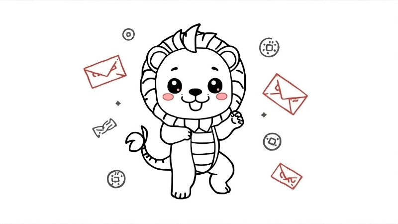 Hình vẽ tranh tô màu bé đi du xuân chúc tết ông bà