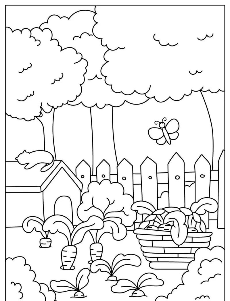 Thỏa sức sáng tạo với mẫu tranh vườn hoa