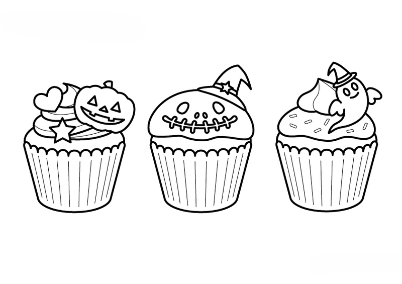 Tranh tô màu bánh cupcake là gì?