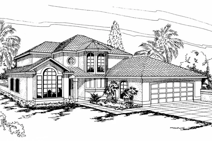 Trải nghiệm tranh tô màu biệt thự cổ điển tinh tế