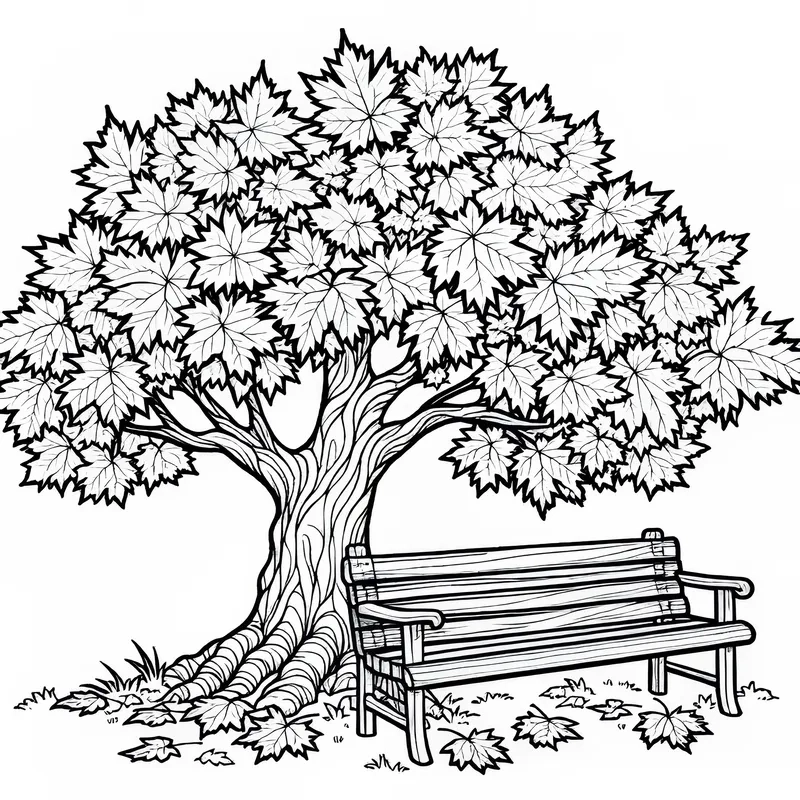 Khám phá ý nghĩa của tranh tô màu cây cổ thụ sâu sắc
