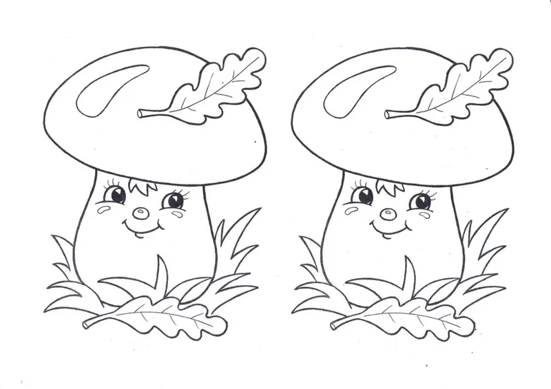 Chiêm ngưỡng tranh tô màu cây nấm đẹp