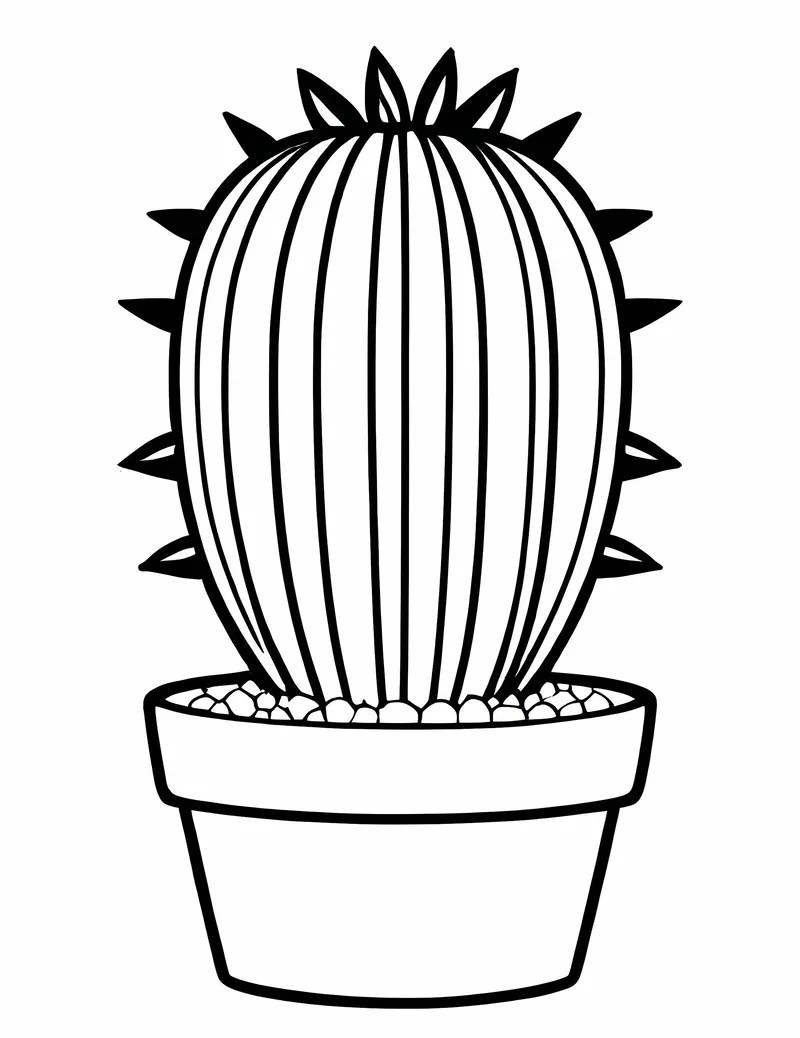 File tranh tô màu xương rồng