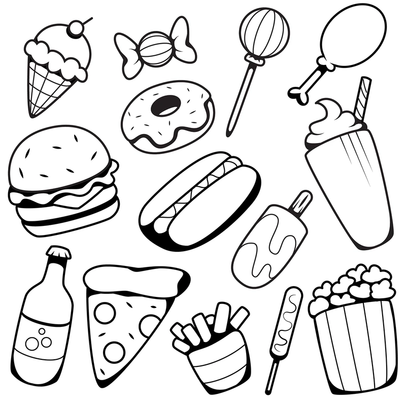 Phát triển tư duy với tô màu đồ ăn mini cực thú vị