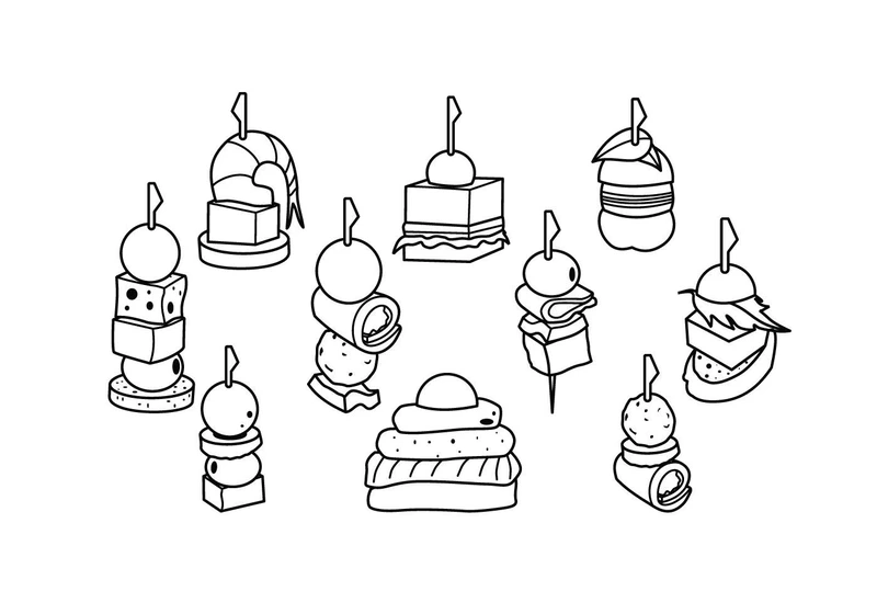 Bé yêu thích tranh tô màu món quà vặt siêu dễ thương