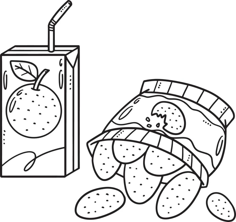 Bé mê mẩn tranh tô màu món ăn vặt từ lần đầu nhìn