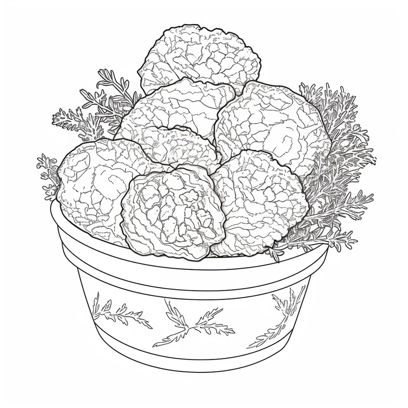 Bé vui học với hình tô màu gà rán