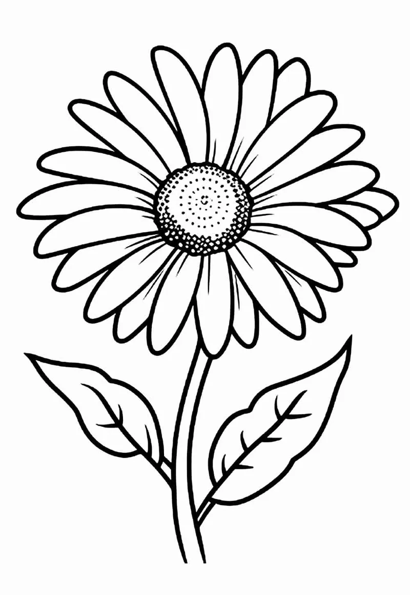 Hoạt động thú vị cho tranh tô màu hoa đồng tiền thiếu nhi