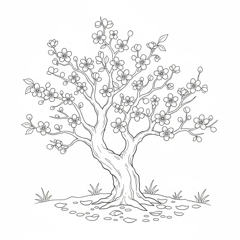 Khám phá tô màu hoa mai đẹp tại nhà