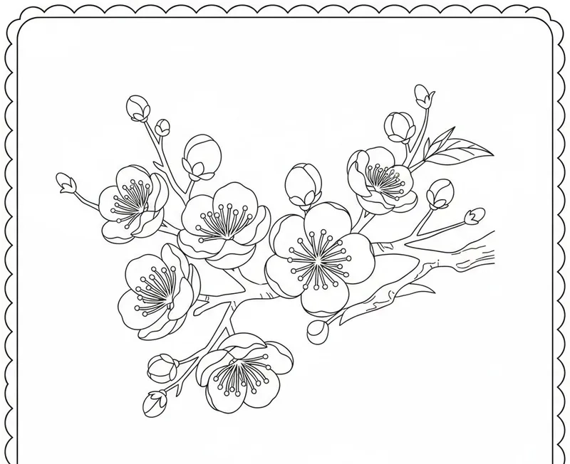 Tranh tô màu hoa mai là gì và vì sao hot