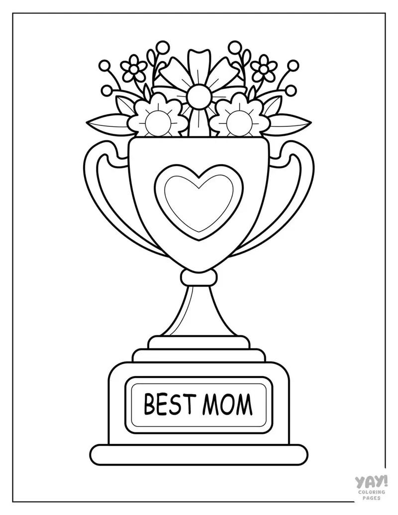 Gửi yêu thương qua tranh tô màu hoa đẹp tặng mẹ yêu