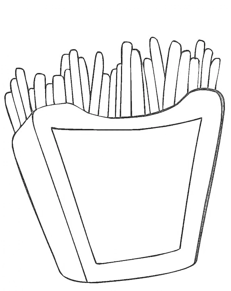 Bé vui sáng tạo với tranh tô màu khoai tây chiên cho bé