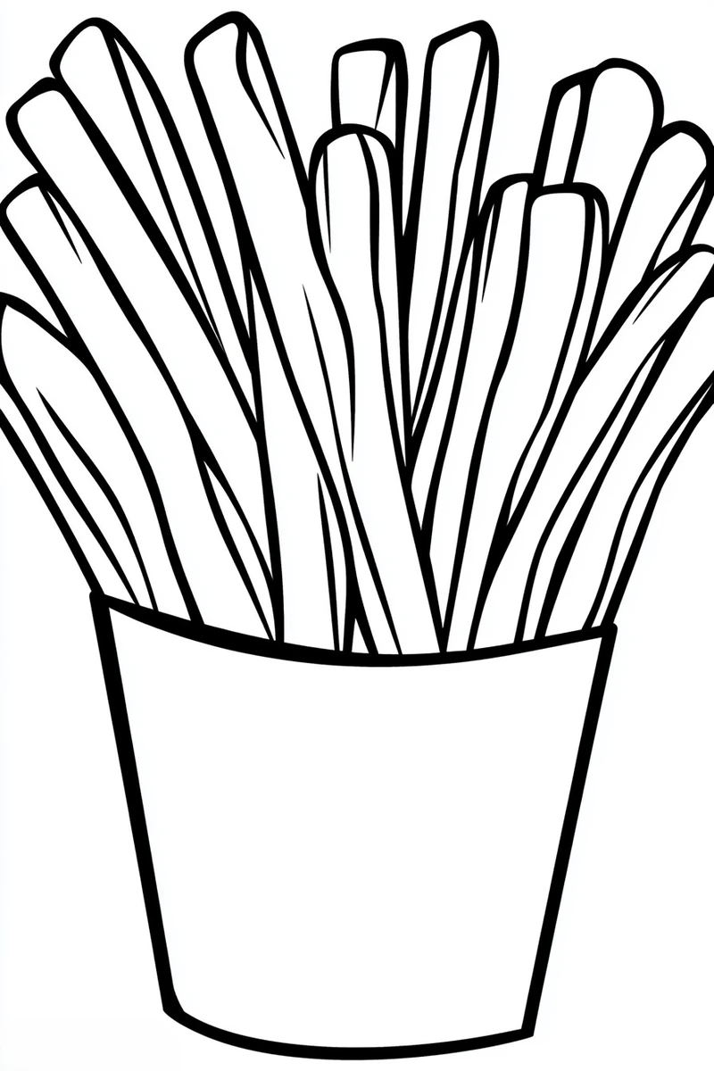 Tải ngay tô màu khoai tây chiên pdf miễn phí