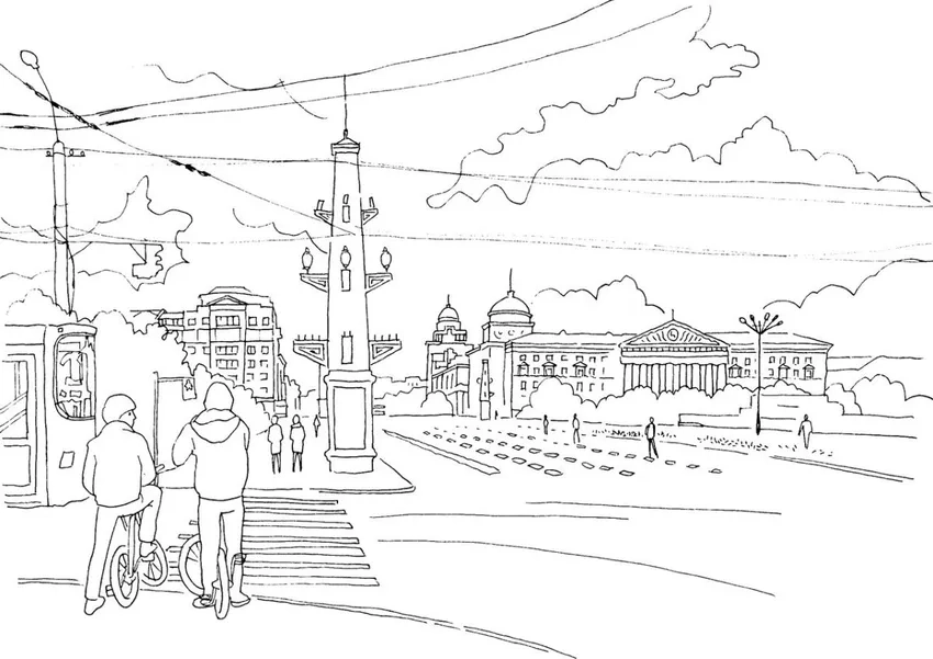 Tô màu kiến trúc đô thị độc đáo từ chung cư đến tòa cao ốc