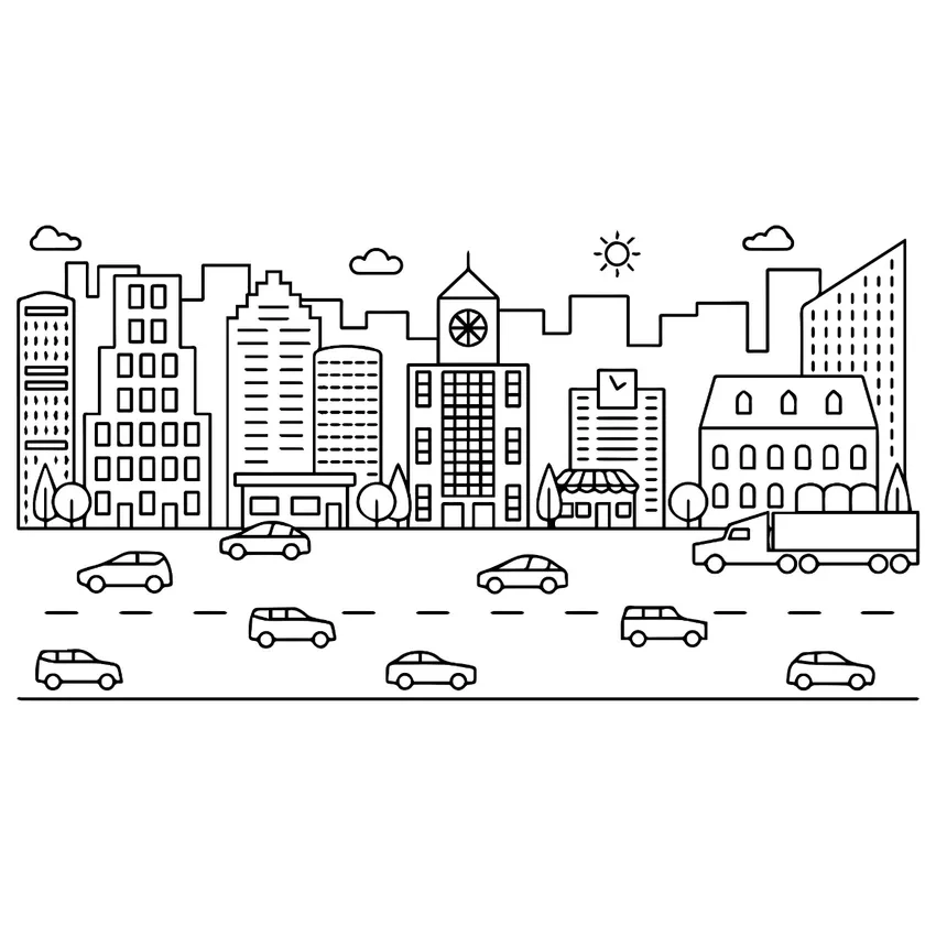 Tô màu ngôi nhà xinh xắn giữa không gian đô thịTô màu ngôi nhà xinh xắn giữa không gian đô thị