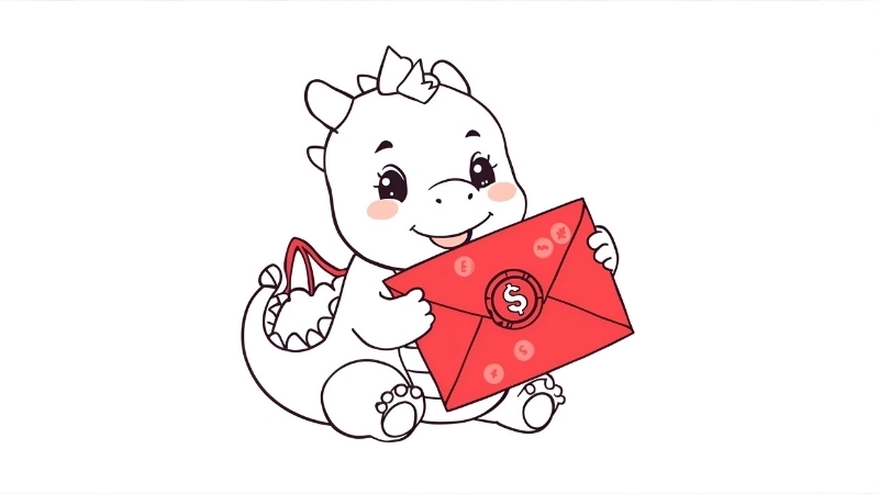 Mẫu tranh tô màu lì xì tết đẹp mắt và ý nghĩa cho bé