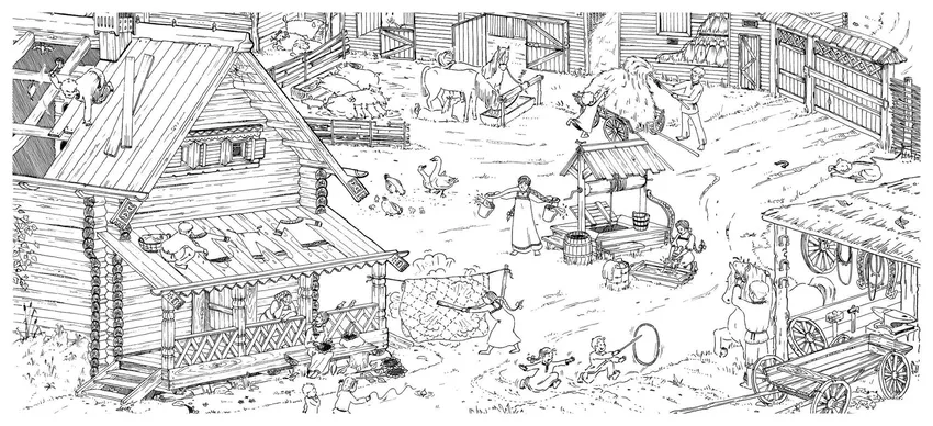 Trải nghiệm tranh tô màu đồng quê thanh bình và nhẹ nhàng