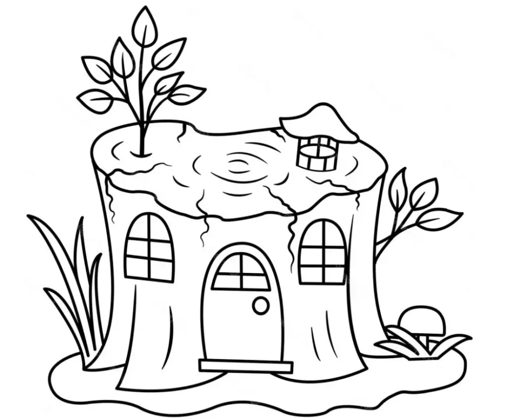 Thỏa sức sáng tạo với tranh tô màu biệt thự cổ tích lộng lẫy