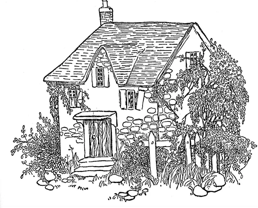 Bé thỏa sức sáng tạo với tranh tô màu nhà cổ Việt chi tiết