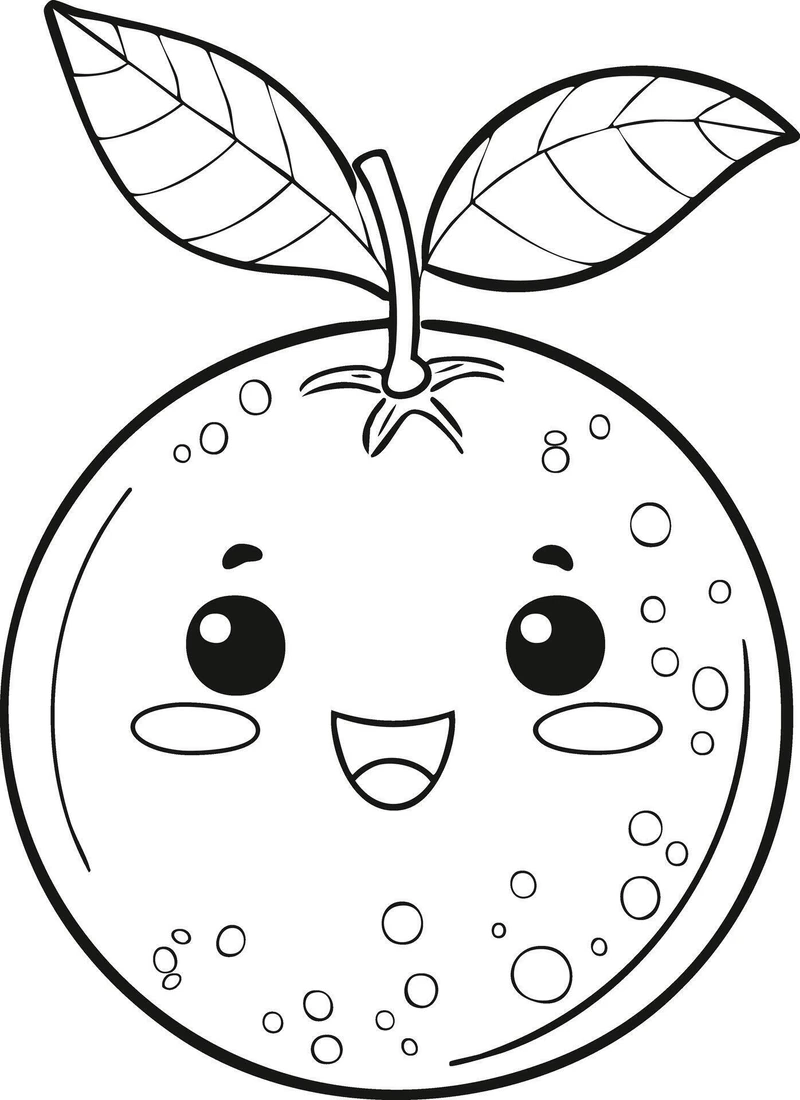 Ý tưởng sáng tạo từ tranh tô màu cam trang trí đơn giản