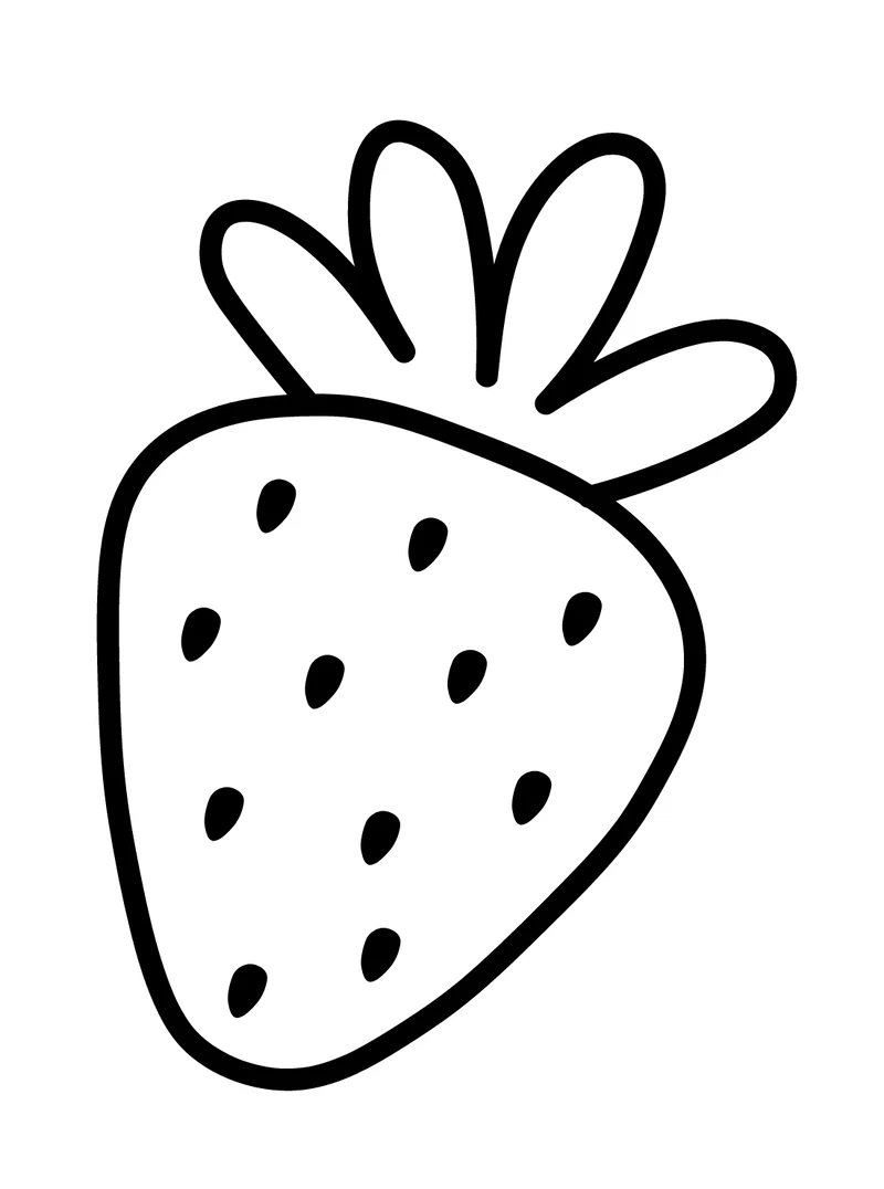 Bé thỏa sức sáng tạo với tranh tô màu dâu tây cho bé