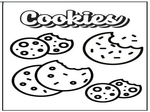 Khám phá tranh tô màu bánh quy sinh động và dễ thương